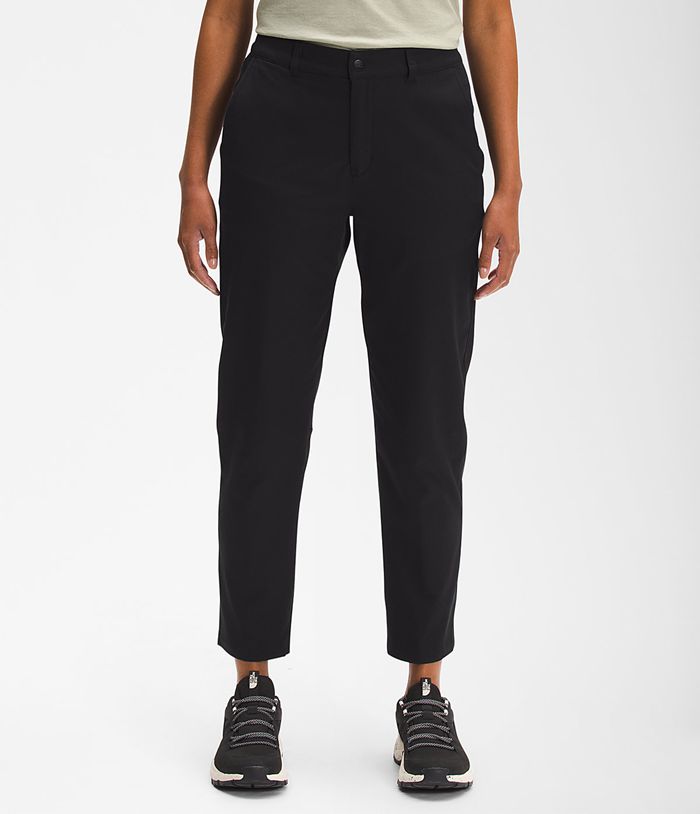 Pantalones The North Face Mujer Negras Estándar Tapered 06935DHGB